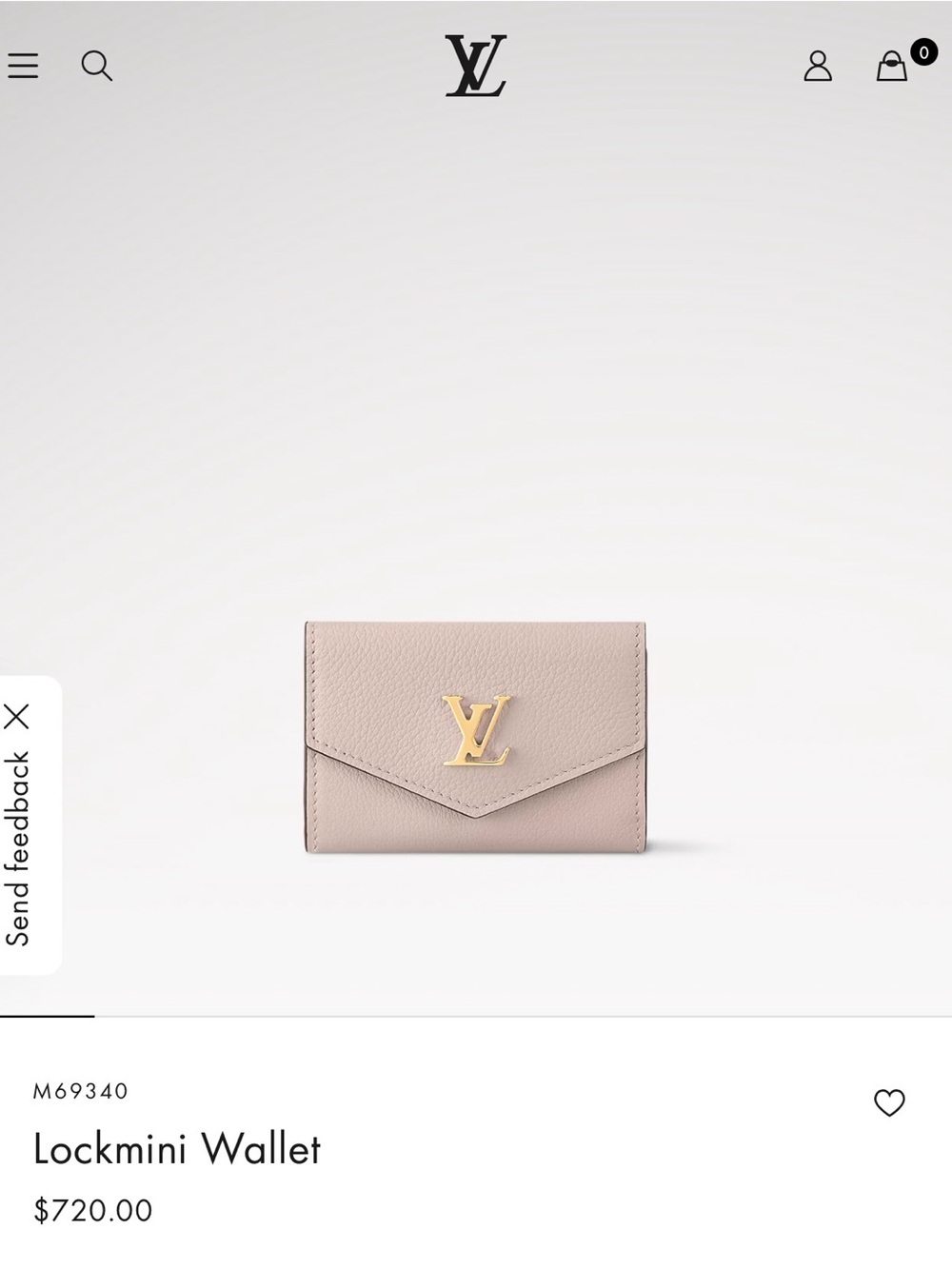 Louis Vuitton “Lockmini” Compact Wallet W/Dust Bag and Entrupy COA - Picture 12 of 13
